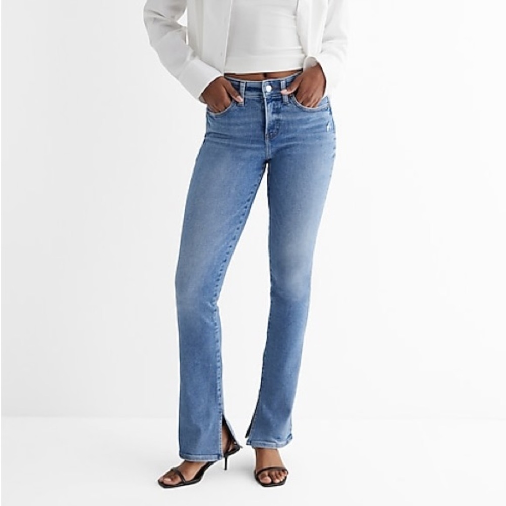 Express Skyscraper Mid Rise Jeans